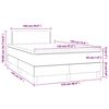 vidaXL Sommier &agrave; lattes de lit avec matelas blanc 120x190cm similicuir