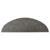 vidaXL Tapis d'escalier auto-adh&eacute;sifs 10 pcs gris 56x17x3 cm