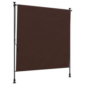 vidaXL Store Roulant Ext&eacute;rieur Marron 200 x 270 cm