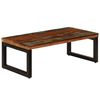 vidaXL Table basse 100x50x35 cm Bois de récupération solide et acier