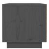 vidaXL Tables de chevet 2 pcs Gris 40x34x35 cm Bois de pin massif