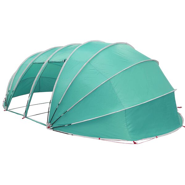 vidaXL D&ocirc;me de tente de piscine Bleu 538 x 440 x 204 cm