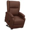 vidaXL Fauteuil Marron Similicuir