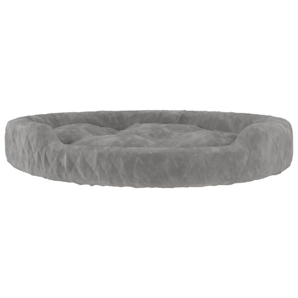 vidaXL Lit pour chien Gris 70x55x23 cm Peluche