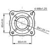 vidaXL Moteur &agrave; essence 6,5 CH 4,8 kW Noir