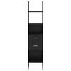vidaXL Biblioth&egrave;que Ch&ecirc;ne noir 40 x 35 x 180 cm Bois d'ing&eacute;nierie