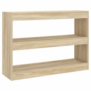vidaXL Biblioth&egrave;que/S&eacute;parateur de pi&egrave;ce ch&ecirc;ne sonoma 100x30x72 cm