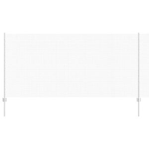 vidaXL Cl&ocirc;ture en fil soud&eacute; avec poteaux 50 x 1,2 m Acier galvanis&eacute;