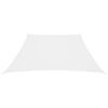 vidaXL Voile de parasol Tissu Oxford trap&egrave;ze 3/4x3 m Blanc