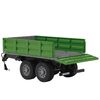 JAMARA Remorque &agrave; benne basculante t&eacute;l&eacute;command&eacute;e pour Fendt 1050 Vert