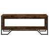 vidaXL Table basse ch&ecirc;ne fum&eacute; 100x51x40 cm bois d'ing&eacute;nierie