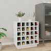 vidaXL Armoire &agrave; vin Blanc 55,5x34x61 cm Bois de pin massif