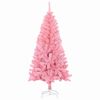 vidaXL Sapin de No&euml;l avec 150 LED avec support Rose 150 cm PVC