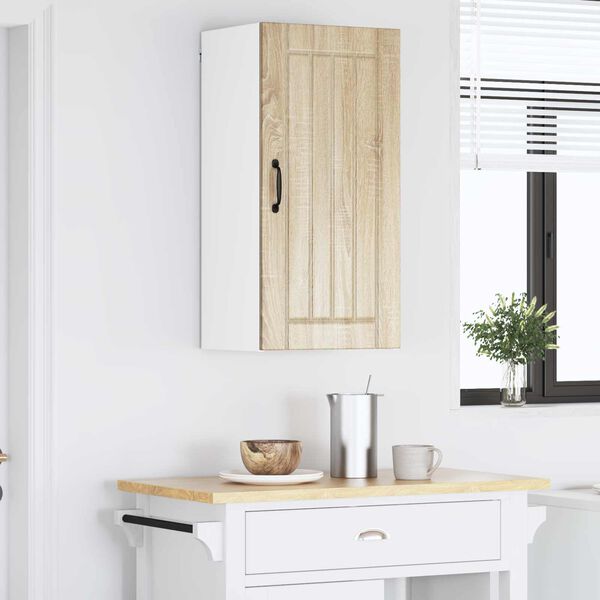 vidaXL Armoire de cuisine Ch&ecirc;ne Sonoma 40 x 31 x 80 cm