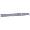 vidaXL Jardini&egrave;re gris 150x50 cm bois massif de pin