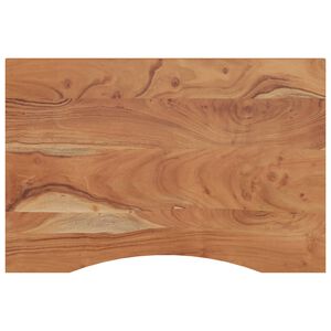 vidaXL Dessus de bureau 90x60x2,5cm rectangulaire bois massif d'acacia