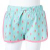 Short pour enfants avec cordon menthe clair 140