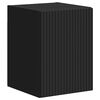 vidaXL Ensemble meuble TV Montage mural 4 pcs Noir Bois d'ing&eacute;nierie