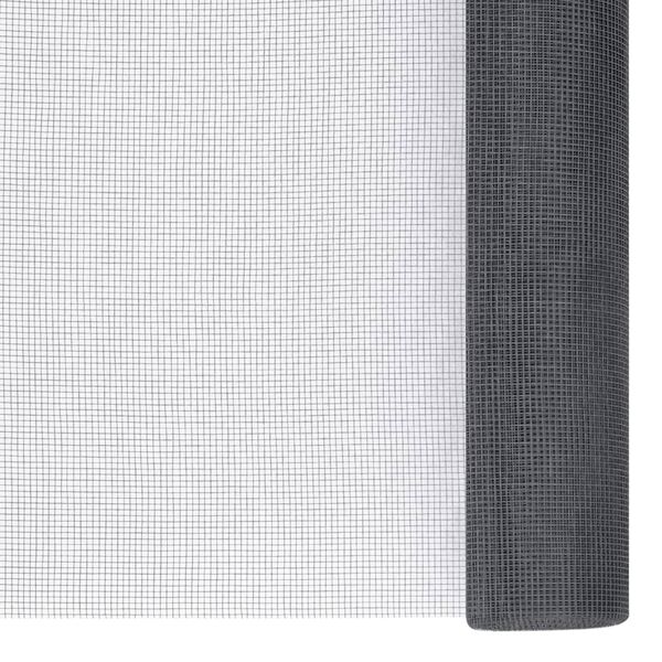 vidaXL &Eacute;cran en treillis Fibre de verre 112x2000 cm Gris