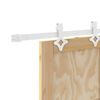 vidaXL Porte coulissante Marron 83 x 202 cm Pin massif