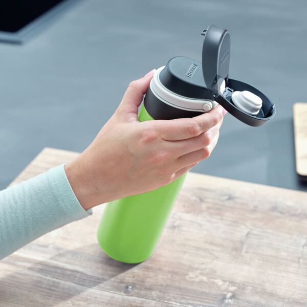 Leifheit Bouteille thermos Flip 600 ml Vert kiwi