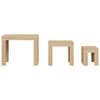 vidaXL Tables basses gigognes 3 pcs chêne sonoma bois d'ingénierie