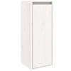 vidaXL Armoires murales 2 pcs Blanc 30x30x80 cm Bois de pin massif