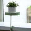 Esschert Design Plateau pour plantes avec pince rond vert S