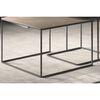 Rousseau Ensemble de tables d'appoint 2 pcs Loic M&eacute;tal Marron