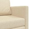 vidaXL Canap&eacute;-Lit 110cm Cr&egrave;me tissu