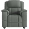 vidaXL Fauteuil inclinable Gris fonc&eacute; Tissu