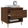 vidaXL Tables de chevet 2 pcs Ch&ecirc;ne brun 50x46x50 cm Bois d&rsquo;ing&eacute;nierie