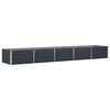vidaXL Jardini&egrave;re Anthracite 400 x 80 x 45 cm Acier