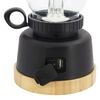 Eurotrail Lampe de camping &agrave; LED Wind bambou noir
