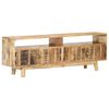 vidaXL Meuble TV 130x30x45 cm Bois de manguier brut