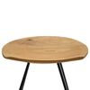 vidaXL Tabourets de bar lot de 2 bois de teck massif