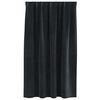 vidaXL Rideaux occultants 2 pcs Noir 140 x 140 cm Velours