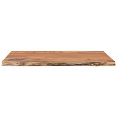vidaXL Table d'appoint 50x40x2,5cm bois massif acacia bordure assortie
