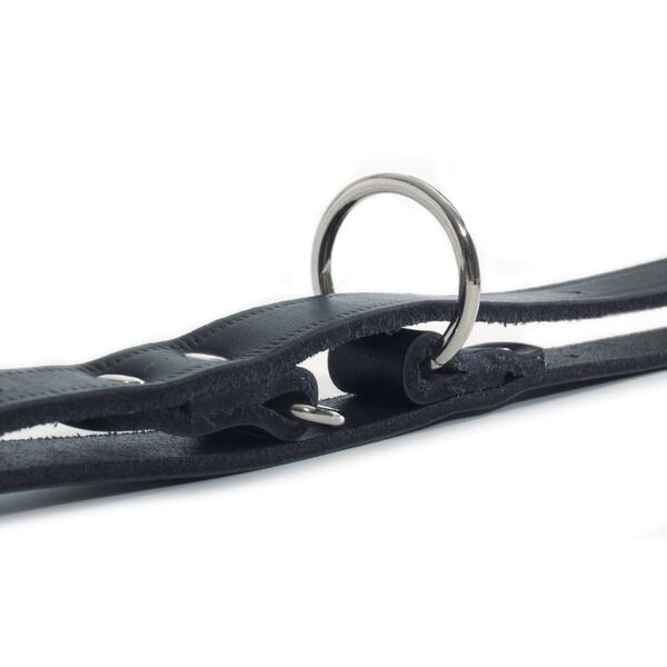 Beeztees Laisse de dressage Cuir Noir 200x1,8 cm 736392