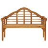 vidaXL Banc de jardin avec coussin 135 cm Bois d'acacia massif