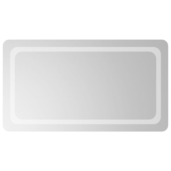 vidaXL Miroir de salle de bain &agrave; LED 50x90 cm