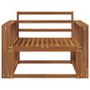 vidaXL Sofa de milieu ext&eacute;rieur Bois d'Acacia Massif Naturel