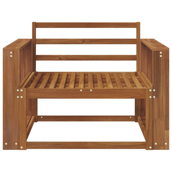 vidaXL Sofa de milieu ext&eacute;rieur Bois d'Acacia Massif Naturel