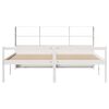 vidaXL Lit biblioth&egrave;que sans matelas blanc 180x200 cm bois pin massif