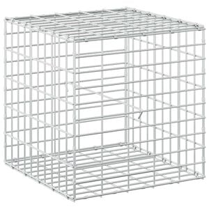 vidaXL Gabion avec fil de 5 mm et maille de 5x10 cm 50x50x50 cm