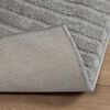 vidaXL Tapis de surface Carr&eacute; GALATI Gris 200 x 200 cm Polyester