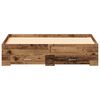 vidaXL Cadre de lit Bois Ancien 160 x 200 cm Bois d'ing&eacute;nierie