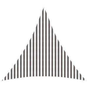 vidaXL Voile d'ombre Gris clair et blanc 4 x 4 x 4 m HDPE