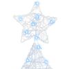 vidaXL Sapin de No&euml;l avec 100 LED Blanc froid 122 cm Acrylique