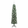 vidaXL Sapin de Noël artificiel Vert 180 cm PVC et acier et plastique